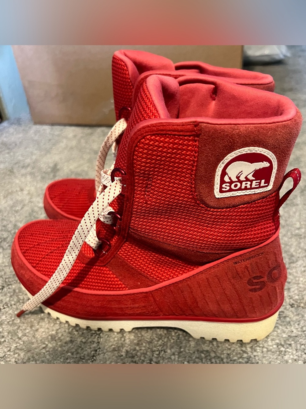 Sorel Tivoli Red Winter Boots